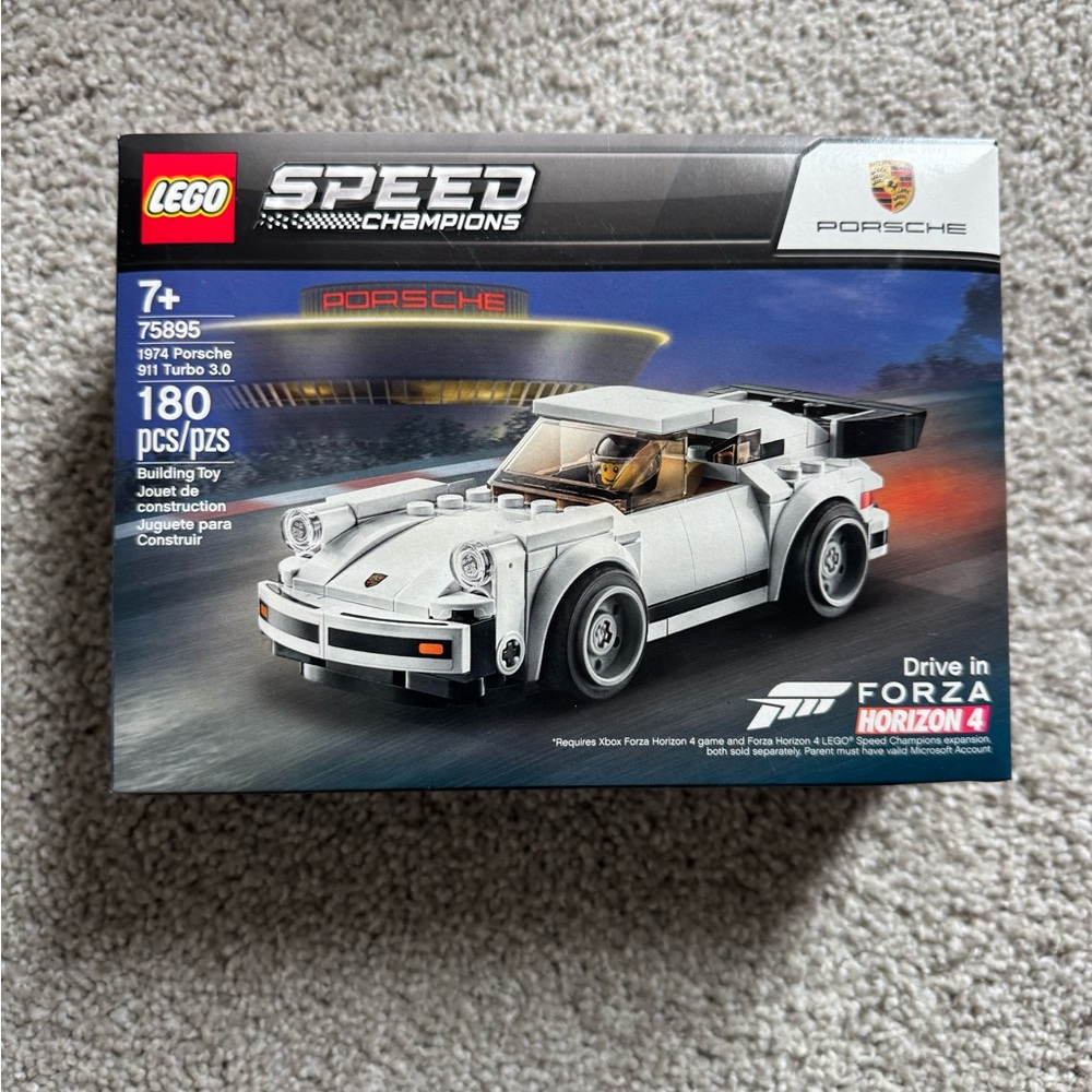 Lego White Building Set Porsche Model 75895 Hard To Find FACTORY SEALED MINT
